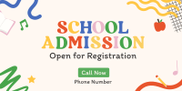 Fun Kids School Admission Twitter post Image Preview