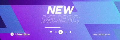 Bright New Music Announcement Twitter header (cover) Image Preview