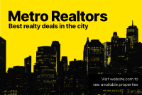 Metro Realtors Pinterest Cover Design