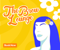 The Brow Lounge Facebook Post Design
