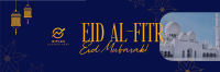 Eid Al Fitr Mubarak Twitter Header Design