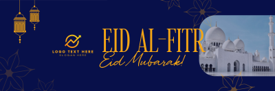 Eid Al Fitr Mubarak Twitter header (cover) Image Preview