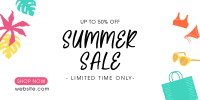 Fashion Summer Sale Twitter post Image Preview
