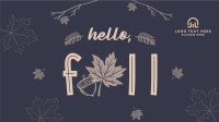 Hello Fall Greeting Video Image Preview