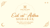 Blessed Eid ul-Adha Animation Image Preview