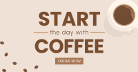 Morning Coffee Facebook Ad Design
