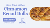 Best-seller Cinnamon Rolls Facebook event cover Image Preview