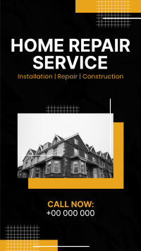 Minimal  Home Repair Service Offer Instagram Story Design