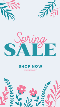 Floral Spring Sale Instagram reel Image Preview