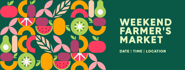 Weekend Farmer’s Market Facebook Cover Design Image Preview