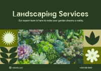 Landscaping Expert Postcard Image Preview