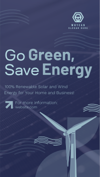 Solar & Wind Energy  Instagram reel Image Preview