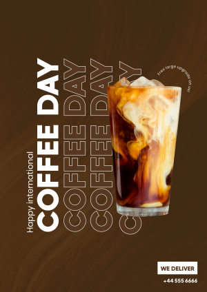 Ice Coffee Day Flyer Image Preview