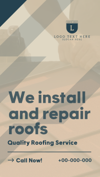 Quality Roof Service Instagram Reel Design