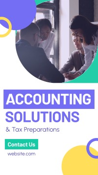Tax Preparations Facebook Story Design