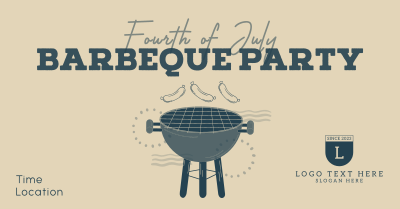 Come at Our 4th of July BBQ Party  Facebook ad Image Preview