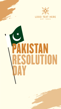 Pakistan Resolution Instagram Story Design