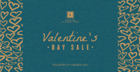 Valentine Hearts Facebook Ad Design