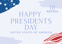 USA Presidents Day Postcard Image Preview