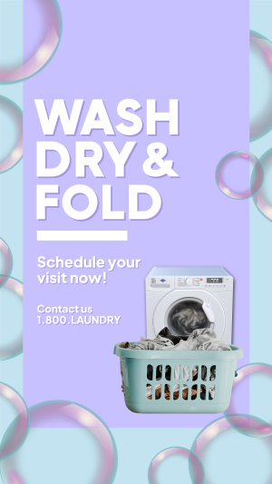 Wash Dry Fold Instagram Story Image Preview