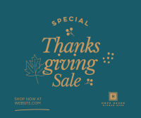 Thanksgiving Sale Facebook post Image Preview