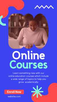 Online Education Courses Instagram Story Design