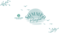 Beachy Summer Music YouTube cover (channel art) Image Preview