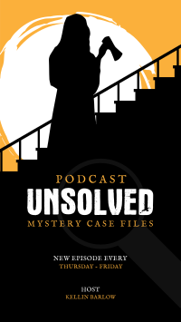 Unsolved Files Instagram Story Design