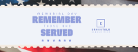 Remember Memorial Day Facebook cover Image Preview