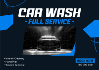 Carwash Full Service Postcard Image Preview