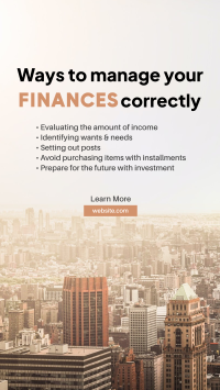 Finance Cityscape Instagram story Image Preview