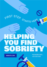 Find Sobriety Flyer Image Preview