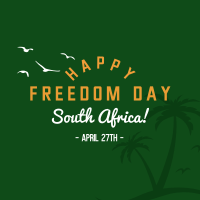 South Africa Freedom Instagram Post Design