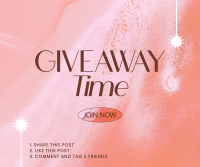 Giveaway Time Announcement Facebook Post Design