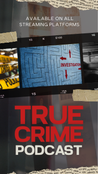 Scrapbook Crime Podcast YouTube Short Design