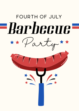 July BBQ Poster Image Preview