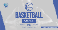 Upcoming Basketball Match Facebook ad Image Preview