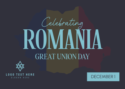 Romanian Celebration Postcard Image Preview
