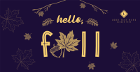 Hello Fall Greeting Facebook ad Image Preview