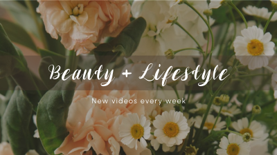 Beauty and Lifestyle YouTube Banner Image Preview