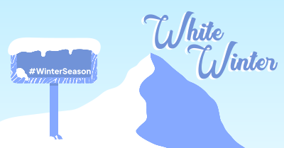 White Winter Facebook ad Image Preview