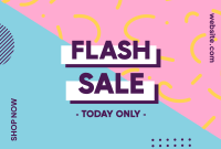 Flash Sale Memphis Pinterest board cover Image Preview