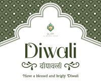 Blessed Bright Diwali Facebook post Image Preview