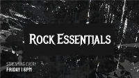 Rock Music Genre YouTube Banner Design