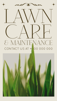 Elegant Lawn Care Facebook Story Design