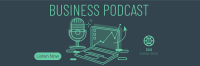 Business 101 Podcast Twitter Header Design