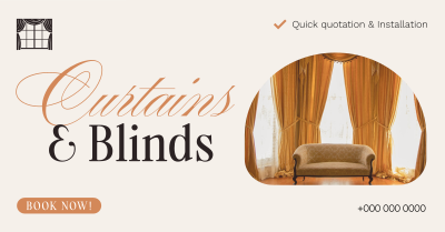 High Quality Curtains & Blinds Facebook ad Image Preview