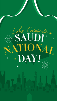 Celebrate Saudi National Day TikTok Video Image Preview