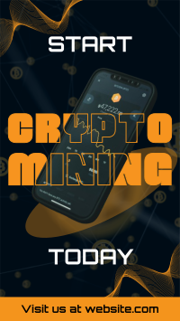 Cryptocurrency Mining Market Instagram Story Preview