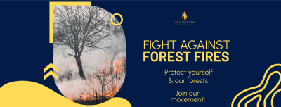 Fight Against Forest Fires Facebook cover Image Preview